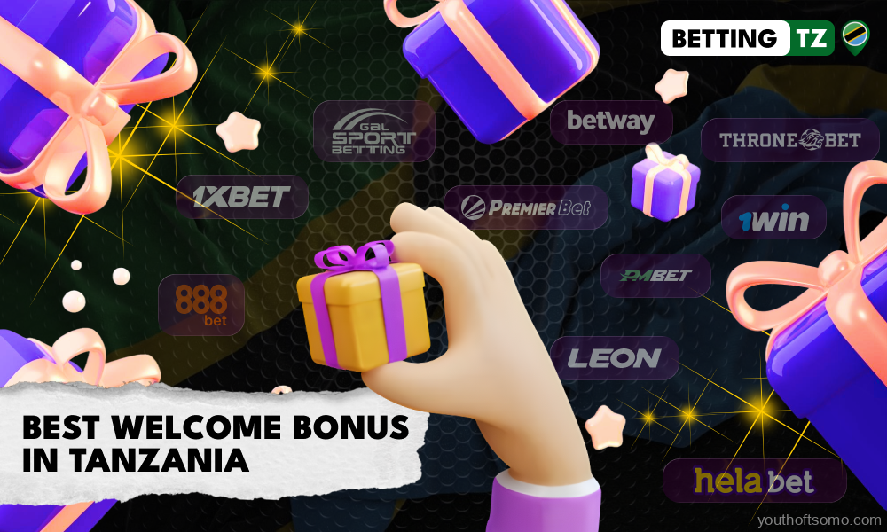 Bookmaker sites in Tanzania with attractive welcome bonuses for new players